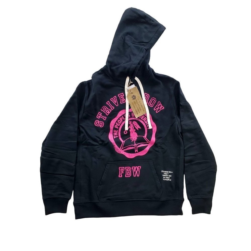 Strivers Row Spencer Large Hoodie Black and Pink